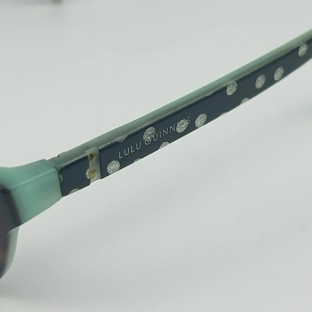 Lulu Guinness L865 Women's Eyeglasses Frame Black Tortoise Full Rim 52-14-135 mm